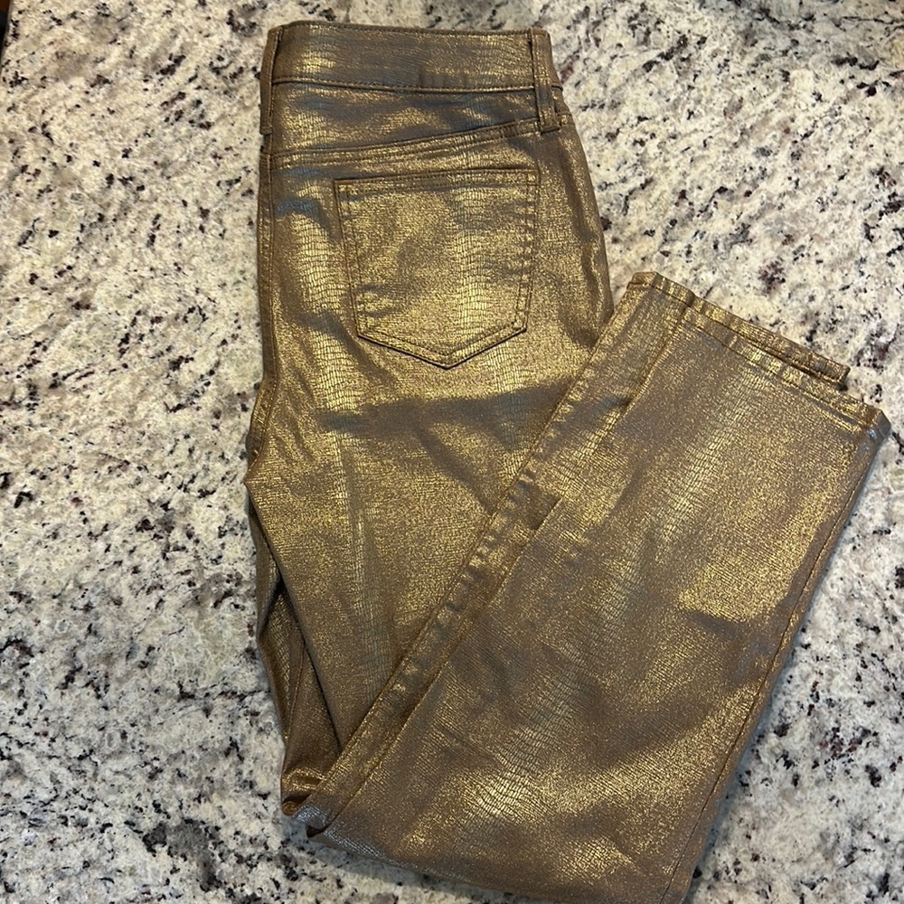 Chicos Gold Jeans